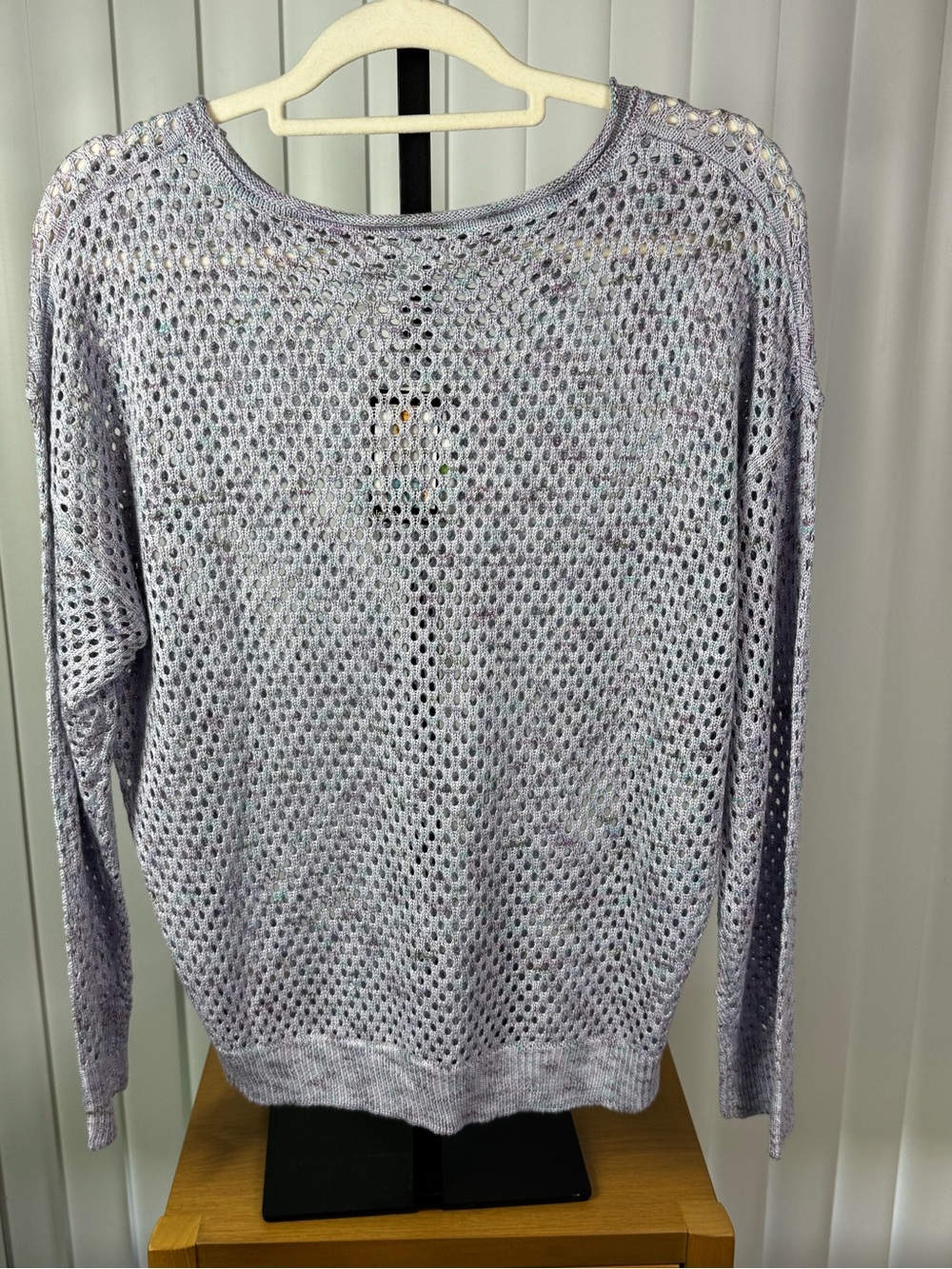 John Paul Richard Mesh Knit Long Sleeve Shirt  – Size L – NWT - Picture 4 of 11